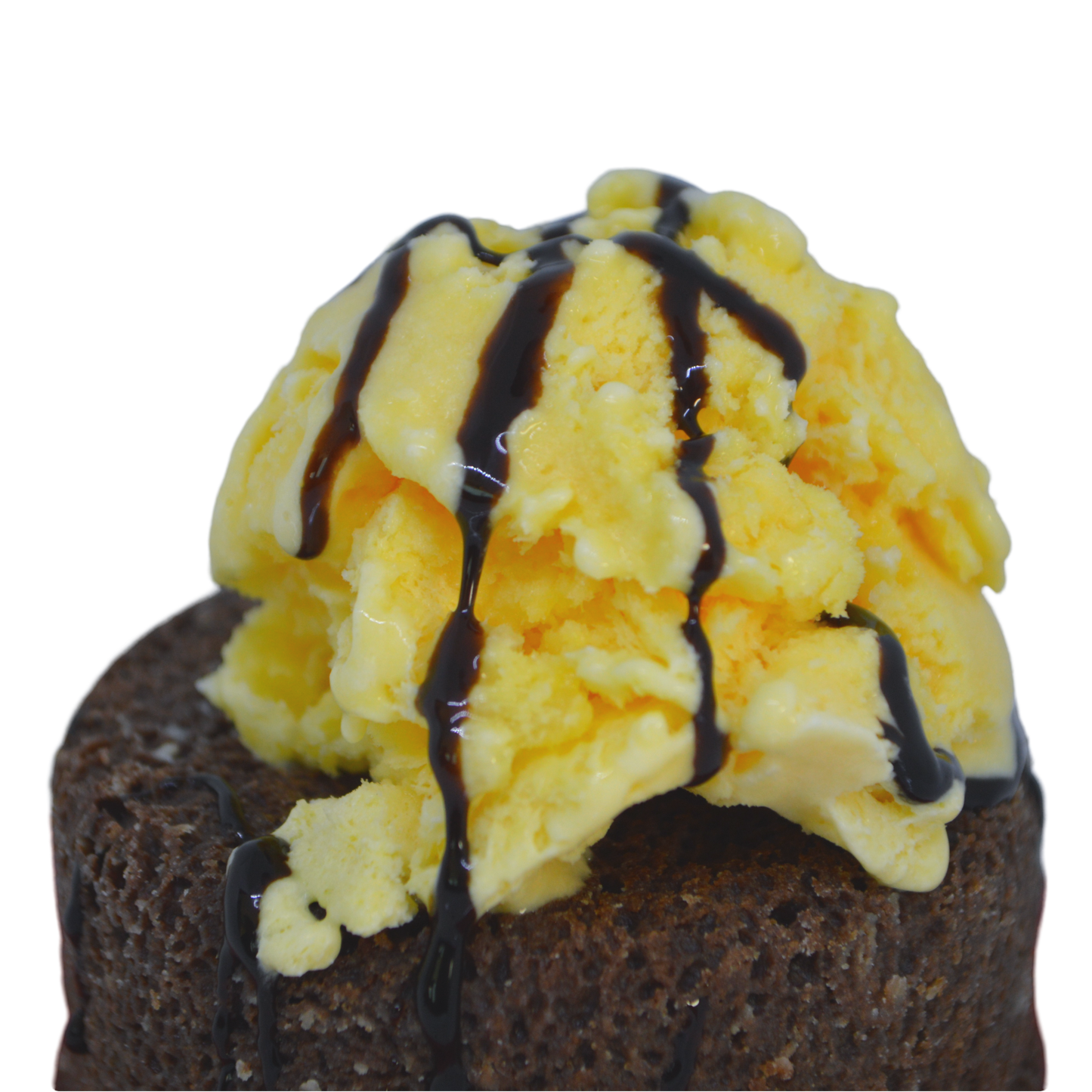 Brownie con helado de Vainilla