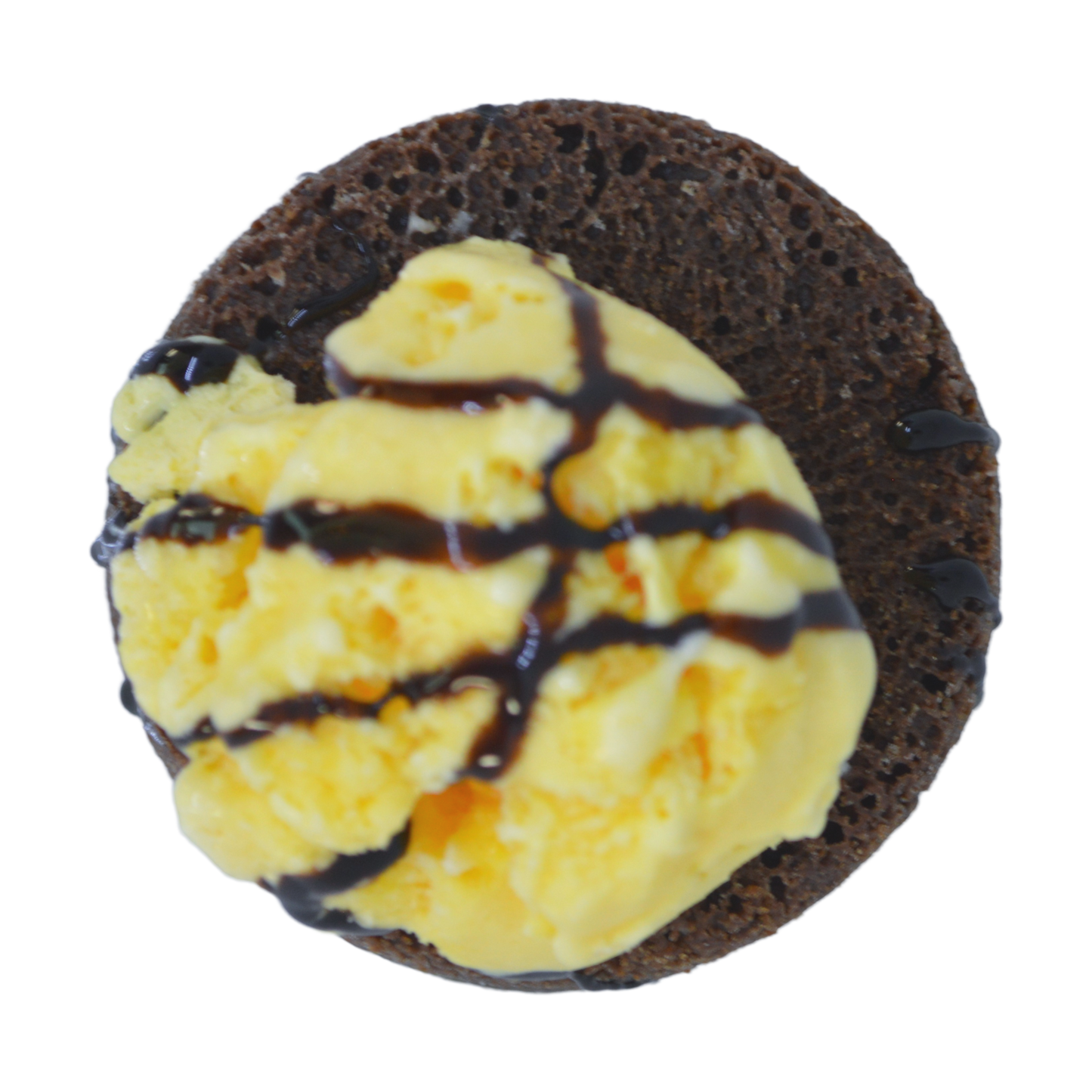 Brownie con helado de Vainilla